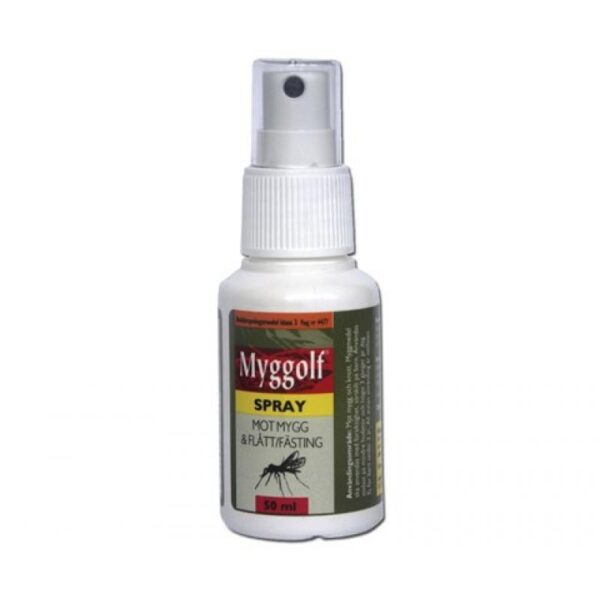 MYGGOLF-Spray 50 ml. mot Mygg og Flått-000.994-Opplevsport Melhus-1