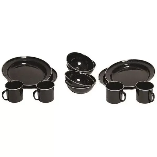 Espegaard ESPEGÅRD EMALJERT TURSETT Sort