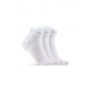 Craft Core Dry Mid Sock 3-Pk Hvit