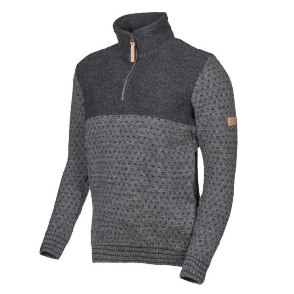 Ivanhoe-Sverre Half Zip Grey--Opplevsport Melhus-1