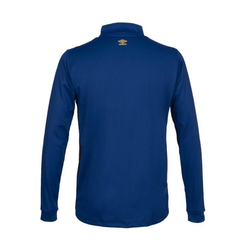 Umbro-Ux Pro Half Zip Blue - Yellow-251004A-Opplevsport Melhus-2