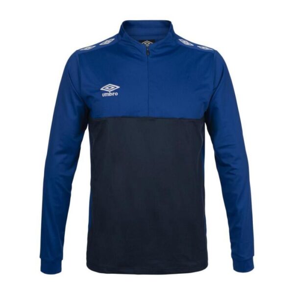 Umbro-Ux Pro Half Zip Jr Blue – White-251004J-Opplevsport Melhus-1 Umbro-Ux Pro Half Zip Jr Blue - White-251004J-Opplevsport Melhus-1